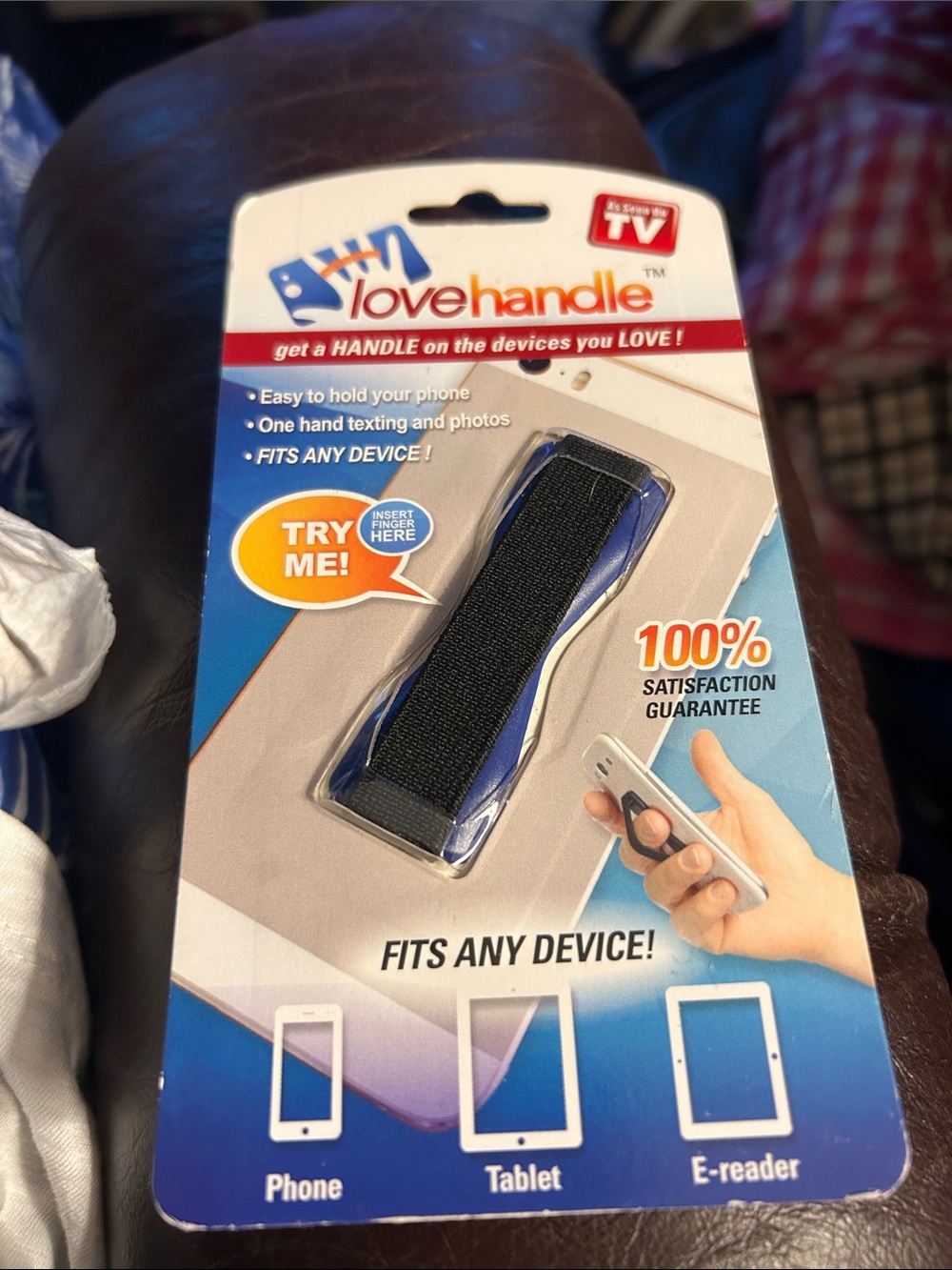 Love Handle for your Cell Phone, Tablet or EReader.
